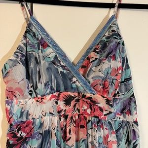 Candies Junior Maxi Blue floral dress M